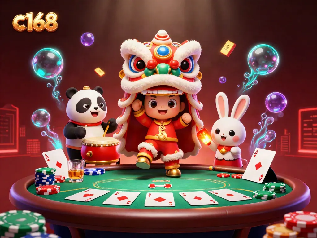 Experience thrilling gameplay at c 168 with vibrant characters and poker action