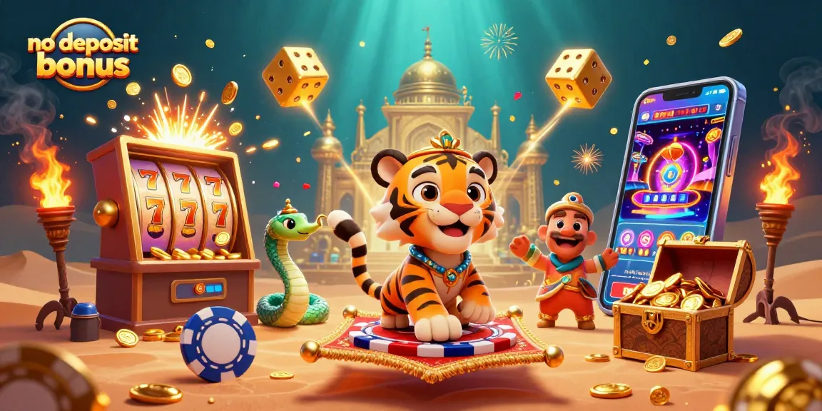 Engage in the exciting world of no deposit bonus gaming with a dynamic casino scene featuring heroic characters.