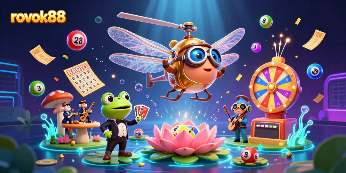 Spin and win at rokok88 with thrilling illustrated action in this vibrant casino scene.
