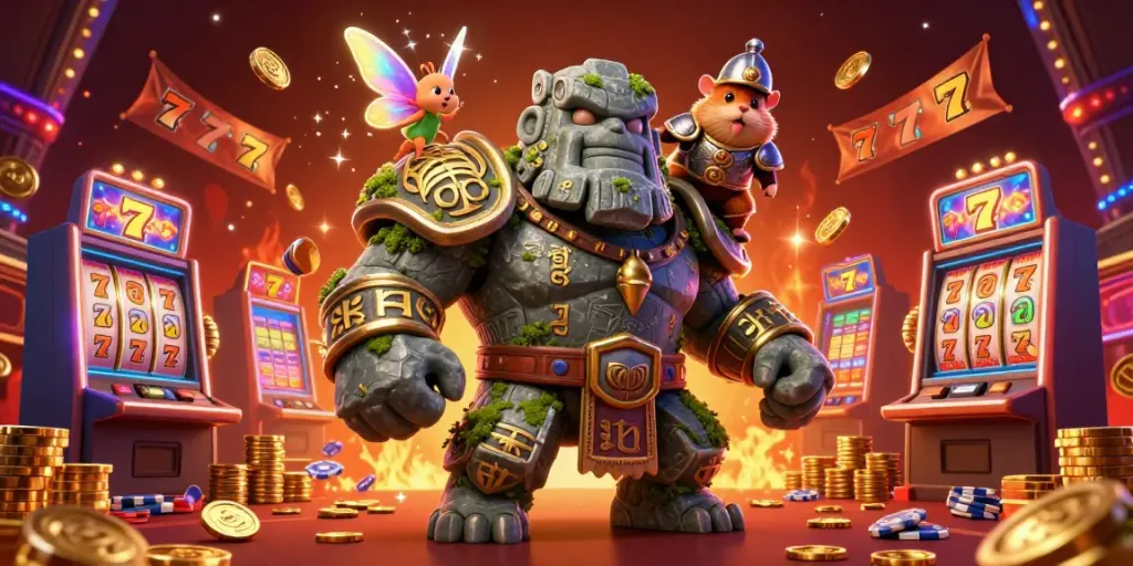 Menggandeng keseruan slot wd cepat pasti bayar, golem kuno hidup dengan golem, peri, dan ksatria dalam kemewahan kasino.